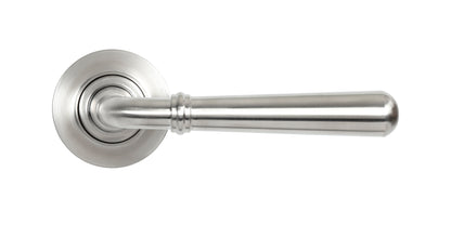 NEWBURY LEVER HANDLE+ROSE UNSPRUNG PLAIN 126x53x64 SMA - 46536 by MARCHES (ANVIL) ARCHITECTURAL HARDWARE