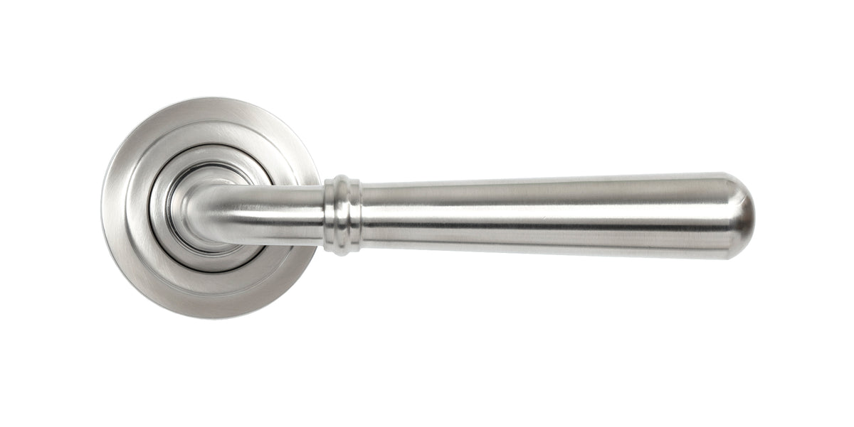 NEWBURY LEVER HANDLE+ROSE UNSPRUNG ART DECO 126x53x64 SMA - 46537 by MARCHES (ANVIL) ARCHITECTURAL HARDWARE