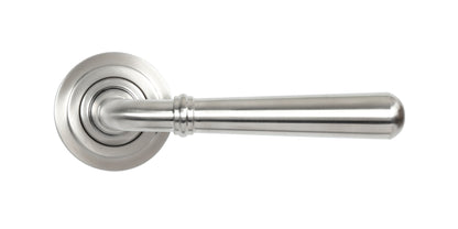 NEWBURY LEVER HANDLE+ROSE UNSPRUNG ART DECO 126x53x64 SMA - 46537 by MARCHES (ANVIL) ARCHITECTURAL HARDWARE