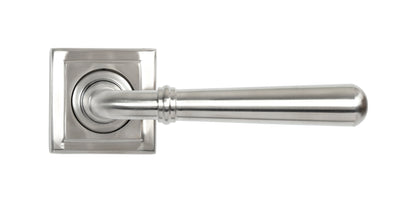 NEWBURY LEVER HANDLE+ROSE UNSPRUNG SQUARE 126x53x64 SMA - 46539 by MARCHES (ANVIL) ARCHITECTURAL HARDWARE