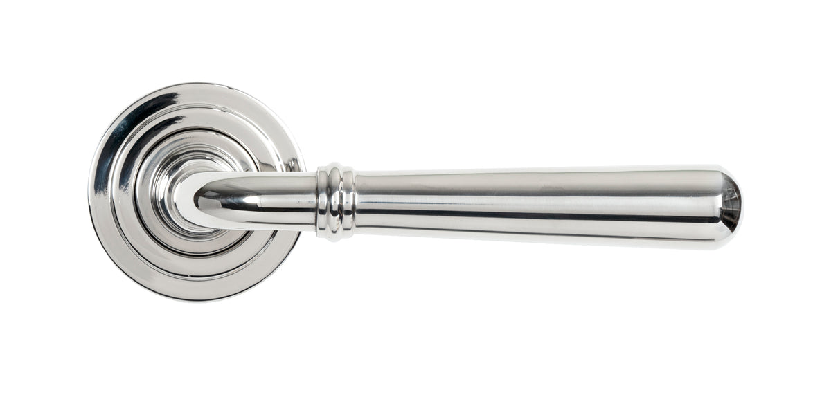 NEWBURY LEVER HANDLE+ROSE UNSPRUNG ART DECO 126x53x64 PMA - 46541 by MARCHES (ANVIL) ARCHITECTURAL HARDWARE