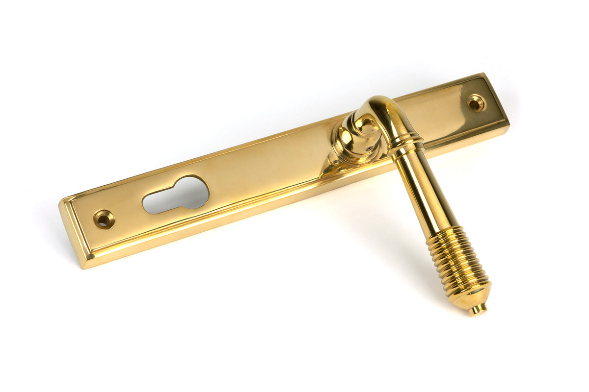 REEDED SLIMLINE ESPAGNOLETTE LOCK 123x244x70 PBR - 46545 by MARCHES (ANVIL) ARCHITECTURAL HARDWARE