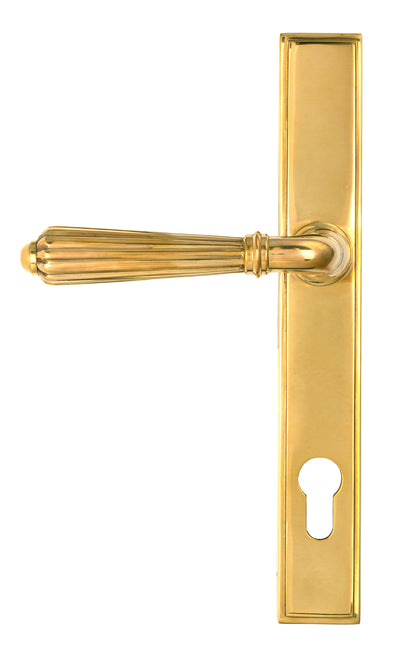HINTON SLIMLINE ESPAGNOLETTE LOCK 128x244x70 PBR - 46547 by MARCHES (ANVIL) ARCHITECTURAL HARDWARE