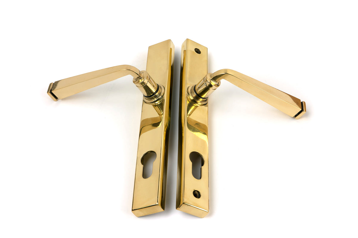 AVON SLIMLINE ESPAGNOLETTE LOCK 118x242x70 PBR - 46548 by MARCHES (ANVIL) ARCHITECTURAL HARDWARE