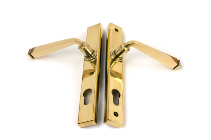 AVON SLIMLINE ESPAGNOLETTE LOCK 118x242x70 PBR - 46548 by MARCHES (ANVIL) ARCHITECTURAL HARDWARE