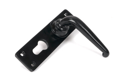SMOOTH LEVER EURO LOCK 155x40x101 BLK - 46577 by MARCHES (ANVIL) ARCHITECTURAL HARDWARE