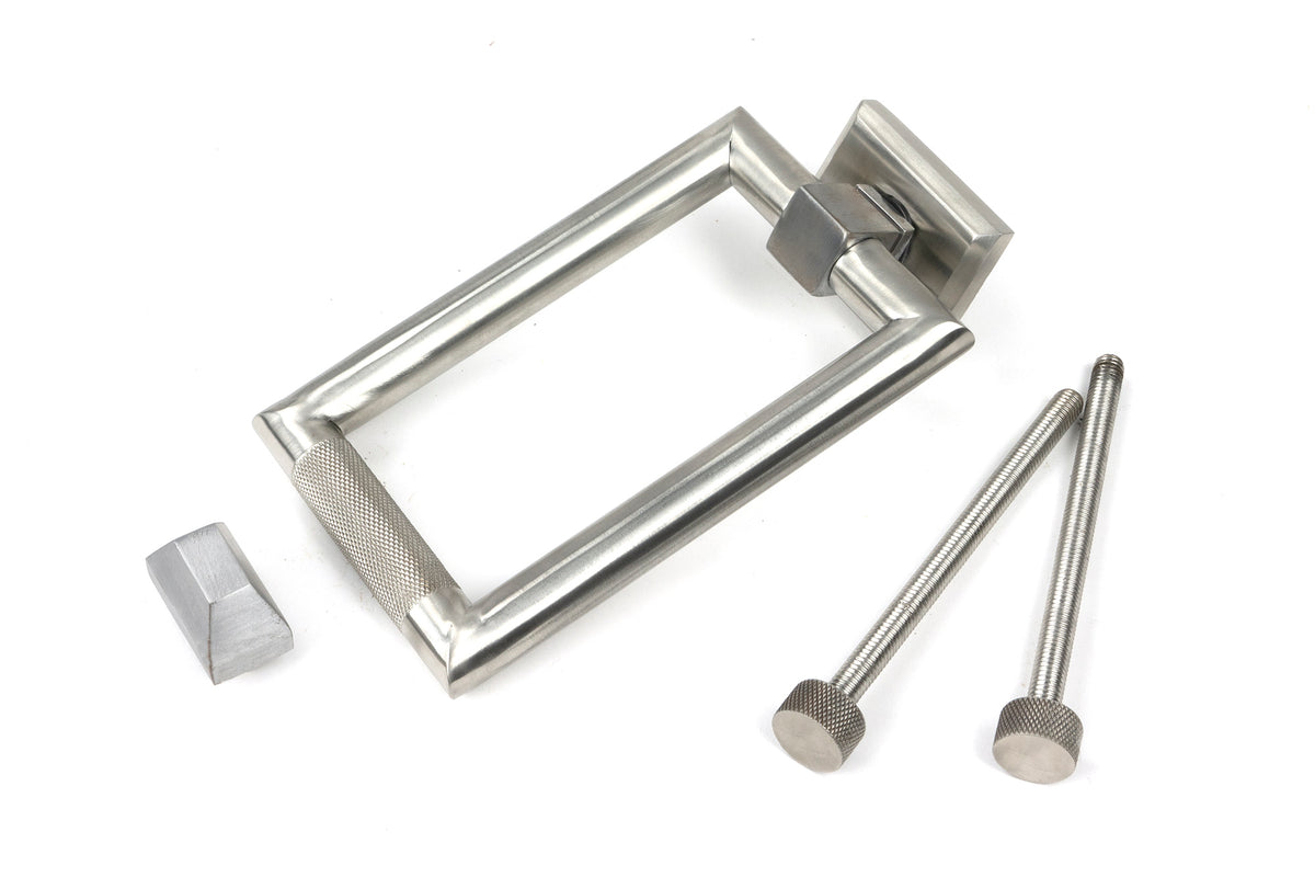 BROMPTON DOOR KNOCKER 145x90x36 SMA - 46653 by MARCHES (ANVIL) ARCHITECTURAL HARDWARE