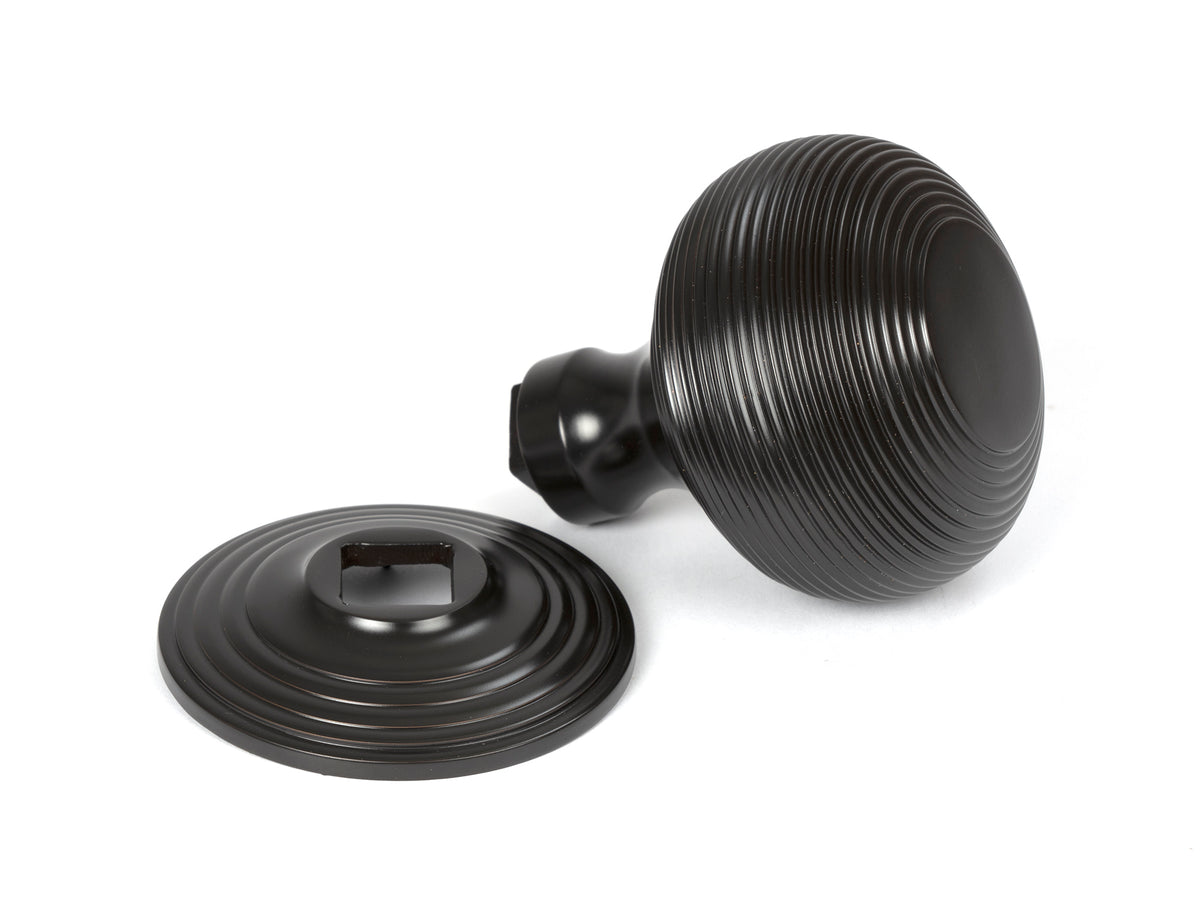 BEEHIVE CENTRE DOOR KNOB 80x96x80 AGBZ - 46657 by MARCHES (ANVIL) ARCHITECTURAL HARDWARE