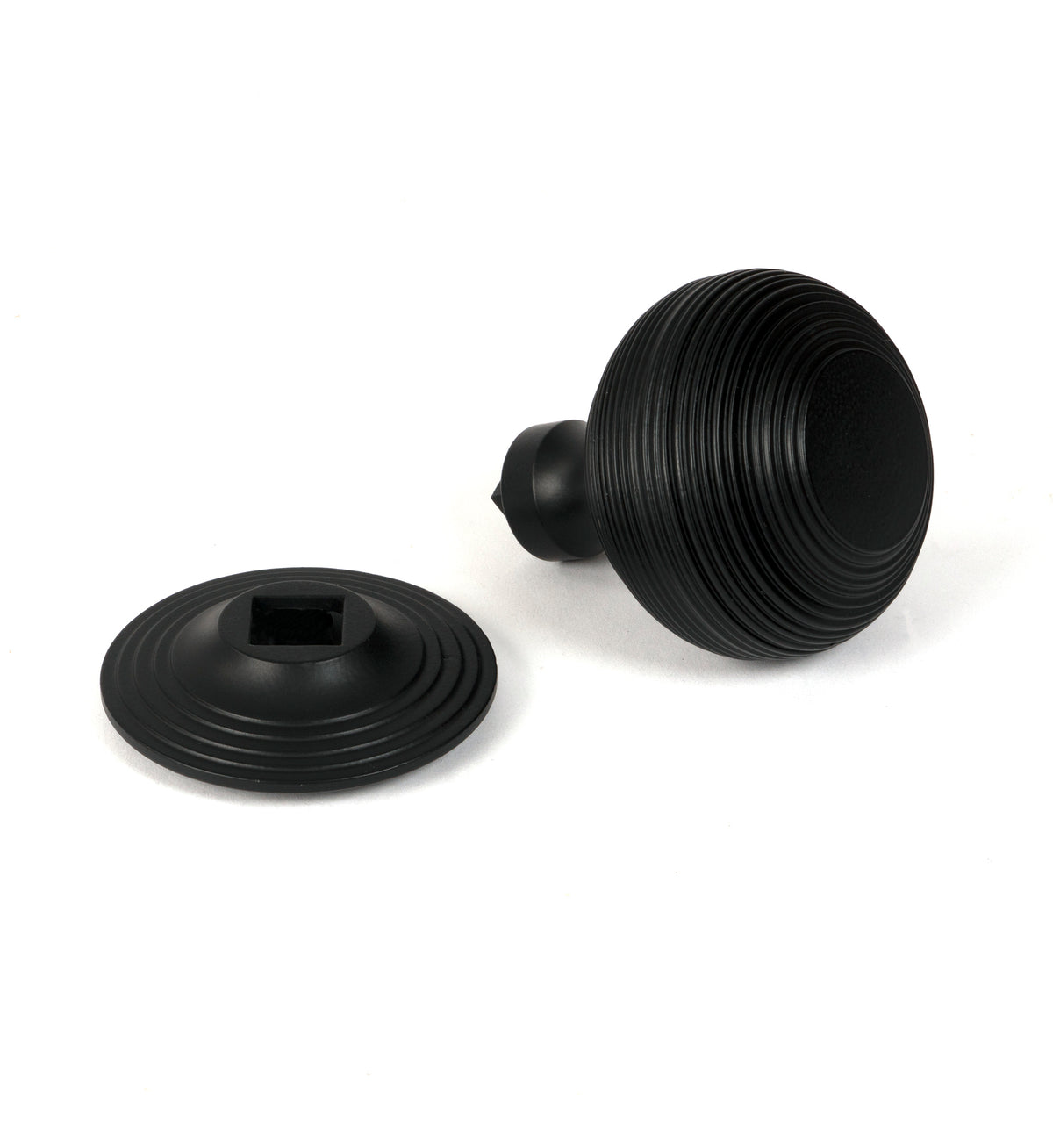 BEEHIVE CENTRE DOOR KNOB D80 MBK - 46660 by MARCHES (ANVIL) ARCHITECTURAL HARDWARE