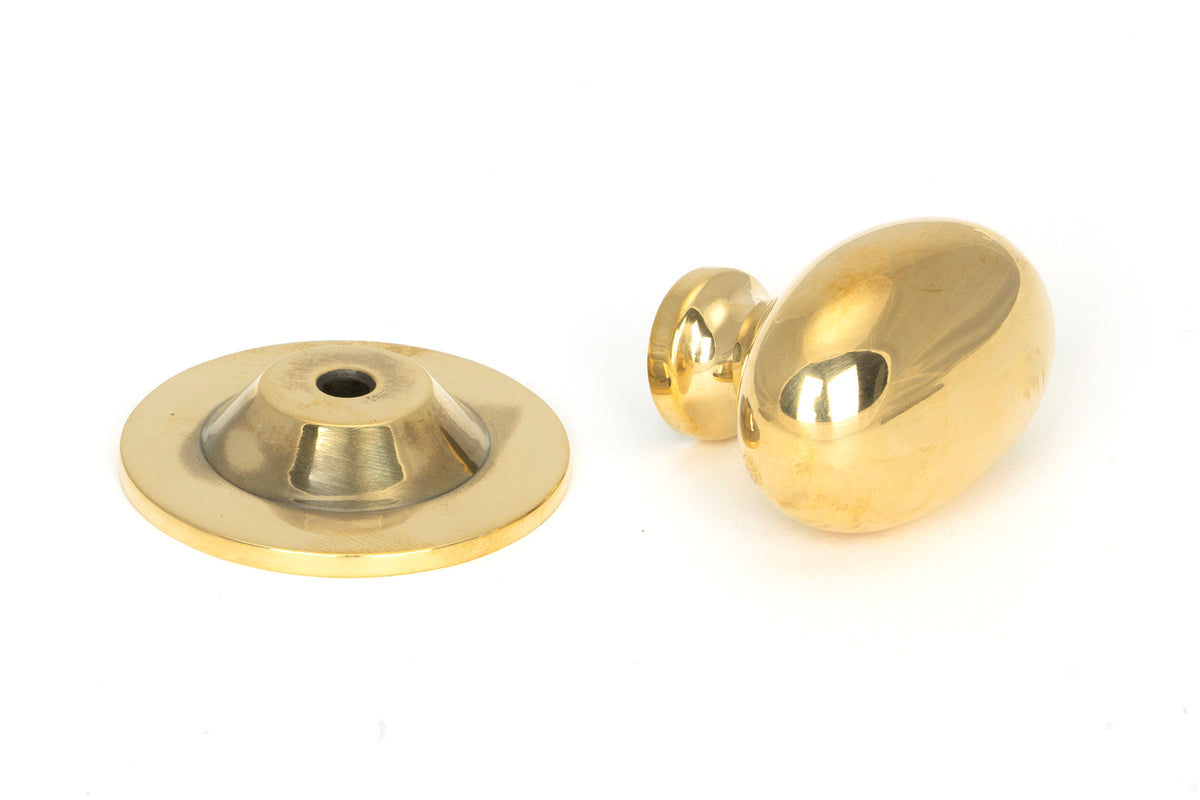 OVAL CABINET KNOB 33x22x37x36 AGBR - 46725 by MARCHES (ANVIL) ARCHITECTURAL HARDWARE