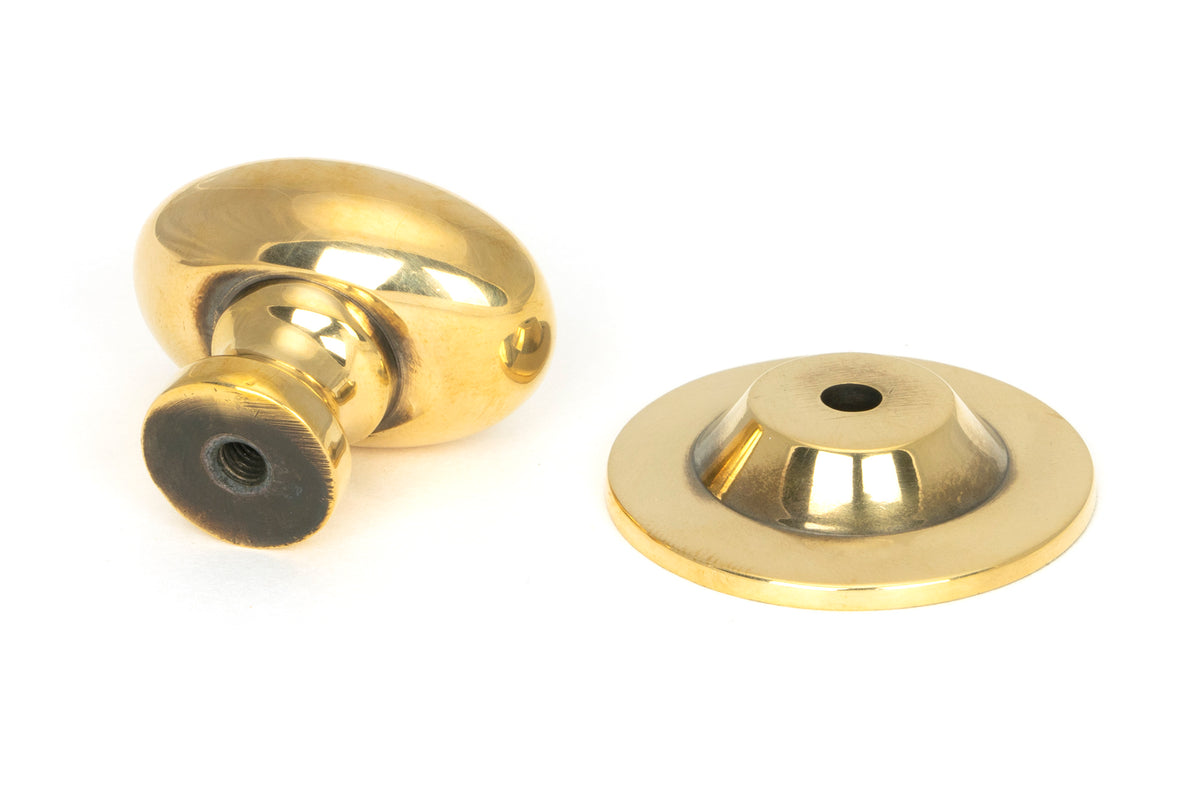 OVAL CABINET KNOB 40x27x40x43 AGBR - 46726 by MARCHES (ANVIL) ARCHITECTURAL HARDWARE
