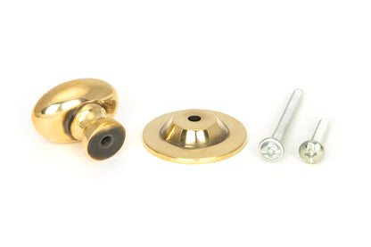 OVAL CABINET KNOB 40x27x40x43 AGBR - 46726 by MARCHES (ANVIL) ARCHITECTURAL HARDWARE