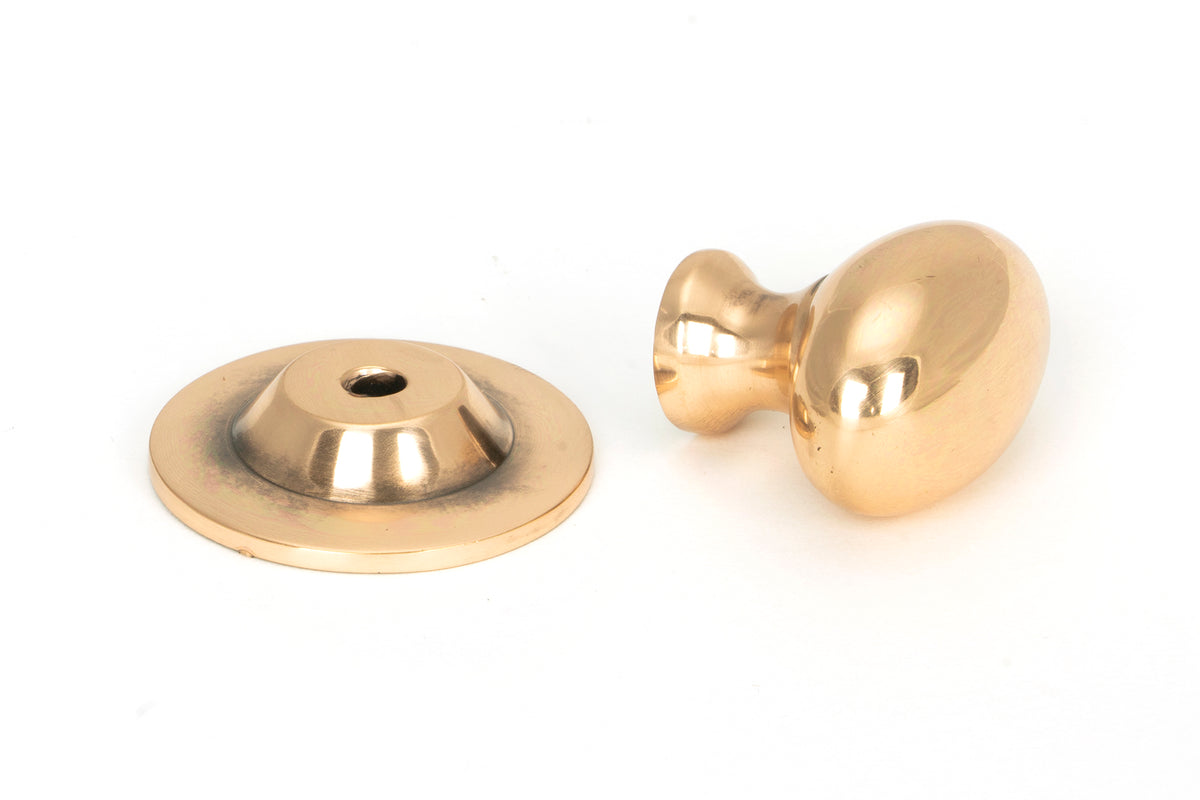OVAL CABINET KNOB 33x22x37x36 PBZ - 46727 by MARCHES (ANVIL) ARCHITECTURAL HARDWARE