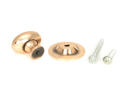OVAL CABINET KNOB 33x22x37x36 PBZ - 46727 by MARCHES (ANVIL) ARCHITECTURAL HARDWARE