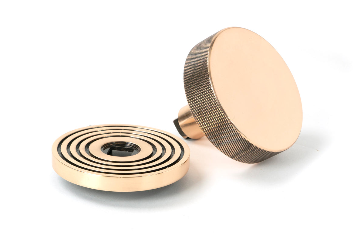 BROMPTON CENTRE DOOR KNOB BEEHIVE 90x70 PBZ - 46752 by MARCHES (ANVIL) ARCHITECTURAL HARDWARE