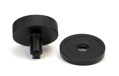 BROMPTON CENTRE DOOR KNOB PLAIN 90x70 MBK - 46758 by MARCHES (ANVIL) ARCHITECTURAL HARDWARE