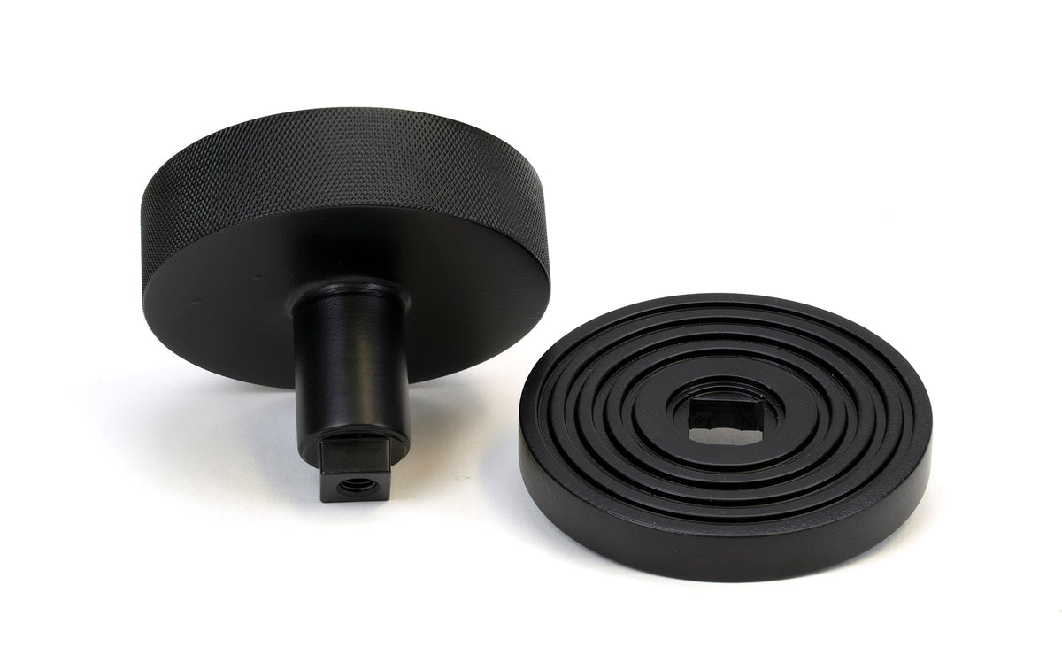 BROMPTON CENTRE DOOR KNOB BEEHIVE 90x70 MBK - 46760 by MARCHES (ANVIL) ARCHITECTURAL HARDWARE