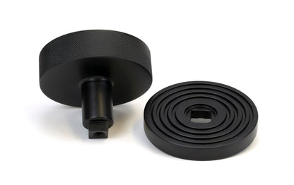 BROMPTON CENTRE DOOR KNOB BEEHIVE 90x70 MBK - 46760 by MARCHES (ANVIL) ARCHITECTURAL HARDWARE