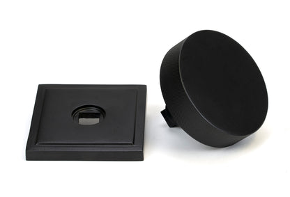 BROMPTON CENTRE DOOR KNOB SQUARE 90x70 MBK - 46761 by MARCHES (ANVIL) ARCHITECTURAL HARDWARE