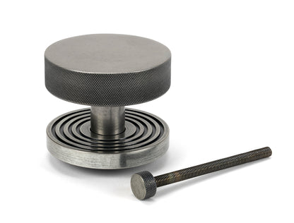 BROMPTON CENTRE DOOR KNOB BEEHIVE 90x70 PEW - 46764 by MARCHES (ANVIL) ARCHITECTURAL HARDWARE