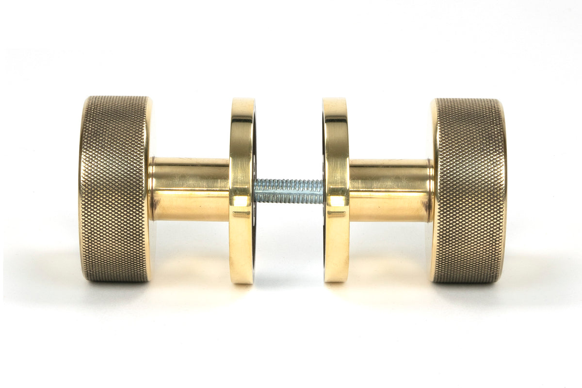 BROMPTON MORTICE/RIM KNOB PLAIN 63x54x22 AGBR - 46774 by MARCHES (ANVIL) ARCHITECTURAL HARDWARE