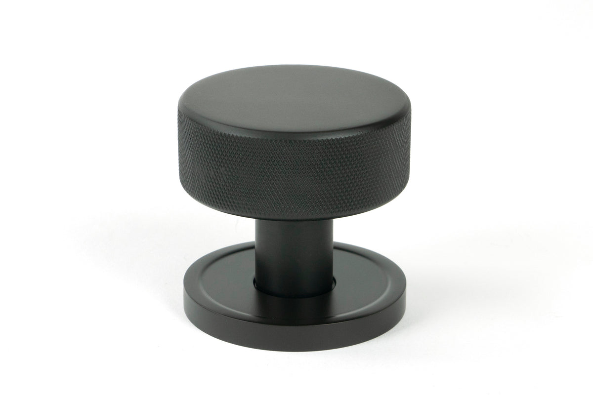 BROMPTON MORTICE/RIM KNOB PLAIN 63x54x22 AGBZ - 46786 by MARCHES (ANVIL) ARCHITECTURAL HARDWARE