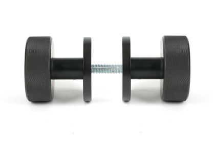 BROMPTON MORTICE/RIM KNOB PLAIN 63x54x22 AGBZ - 46786 by MARCHES (ANVIL) ARCHITECTURAL HARDWARE