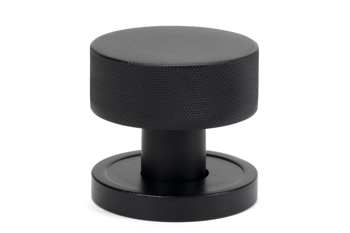 BROMPTON MORTICE/RIM KNOB PLAIN 63x54x22 MBK - 46798 by MARCHES (ANVIL) ARCHITECTURAL HARDWARE