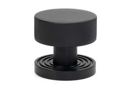 BROMPTON MORTICE/RIM KNOB BEEHIVE 63x54x22 MBK - 46800 by MARCHES (ANVIL) ARCHITECTURAL HARDWARE
