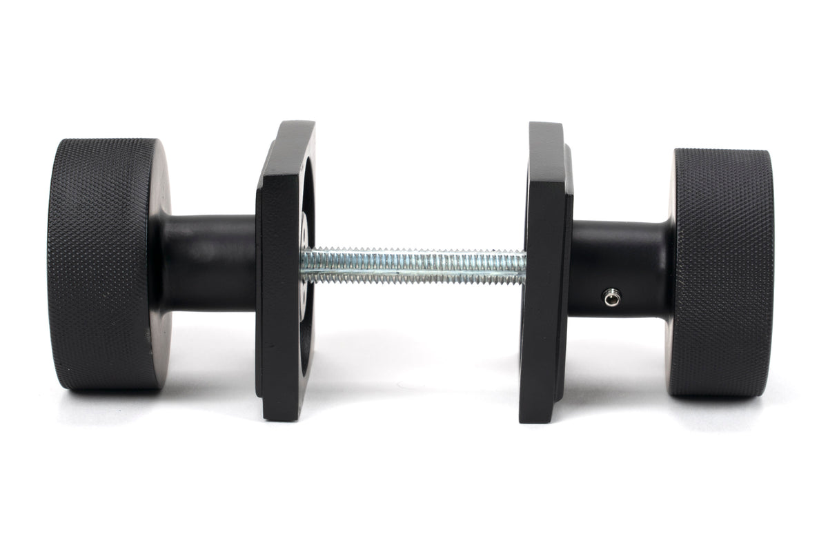 BROMPTON MORTICE/RIM KNOB SQUARE 63x54x22 MBK - 46801 by MARCHES (ANVIL) ARCHITECTURAL HARDWARE