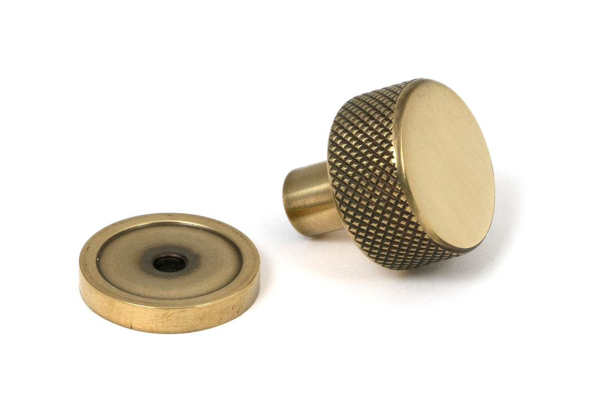 BROMPTON CABINET KNOB PLAIN 25x25 AGBR - 46814 by MARCHES (ANVIL) ARCHITECTURAL HARDWARE