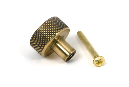 BROMPTON CABINET KNOB NOROSE 25x25 AGBR - 46815 by MARCHES (ANVIL) ARCHITECTURAL HARDWARE