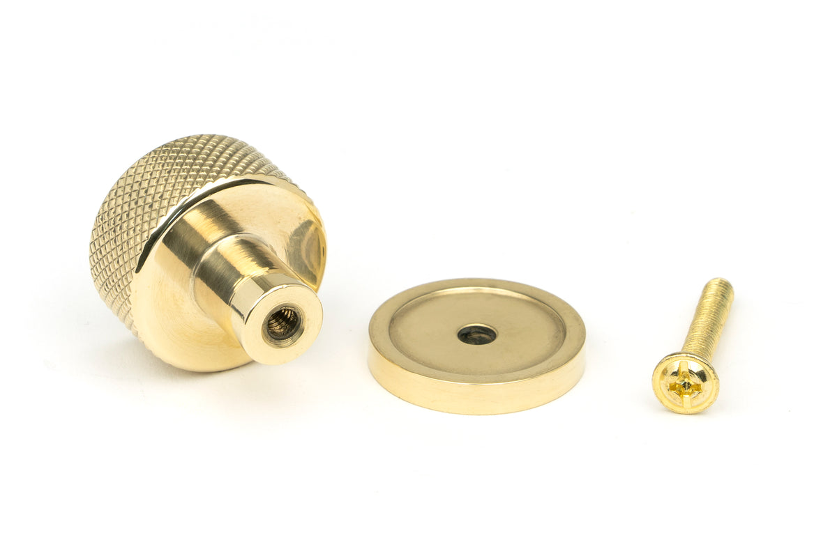 BROMPTON CABINET KNOB PLAIN 25x25 PBR - 46816 by MARCHES (ANVIL) ARCHITECTURAL HARDWARE
