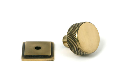 BROMPTON CABINET KNOB SQUARE 25x25 AGBR - 46817 by MARCHES (ANVIL) ARCHITECTURAL HARDWARE