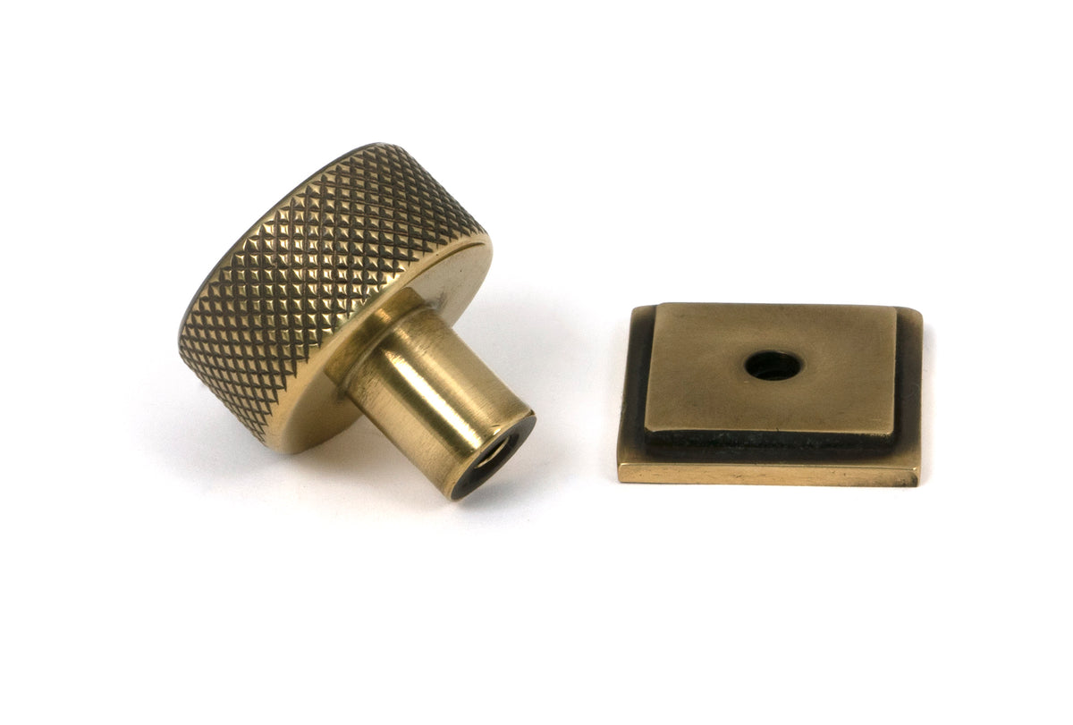 BROMPTON CABINET KNOB SQUARE 25x25 AGBR - 46817 by MARCHES (ANVIL) ARCHITECTURAL HARDWARE