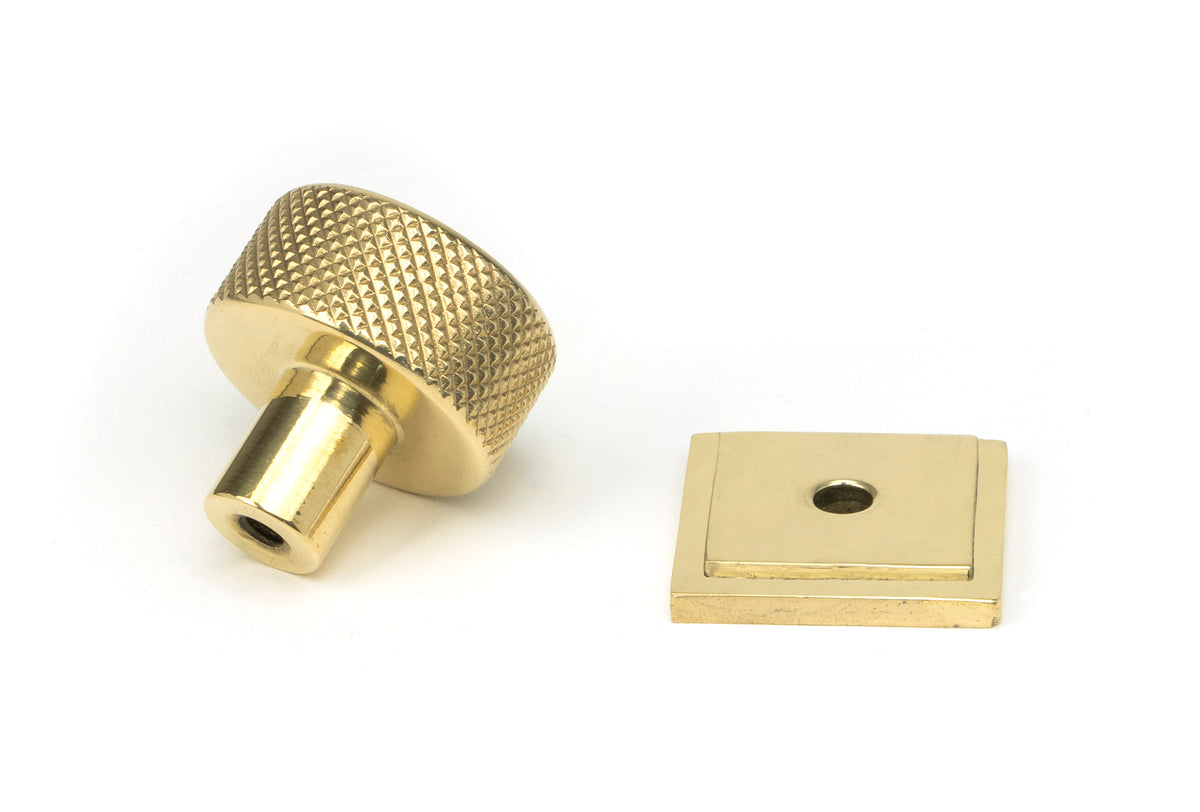 BROMPTON CABINET KNOB SQUARE 25x25 PBR - 46824 by MARCHES (ANVIL) ARCHITECTURAL HARDWARE