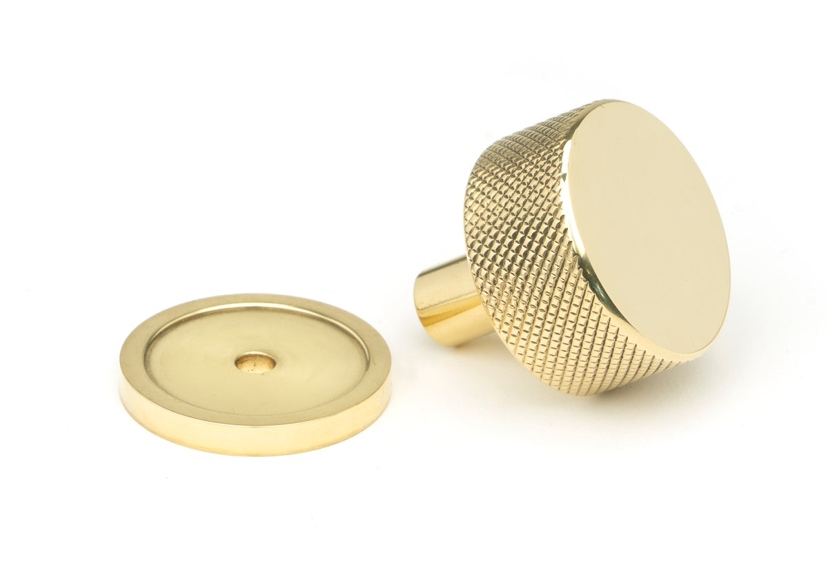BROMPTON CABINET KNOB PLAIN 32x32 PBR - 46828 by MARCHES (ANVIL) ARCHITECTURAL HARDWARE
