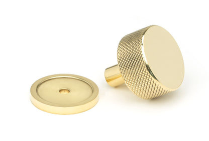 BROMPTON CABINET KNOB PLAIN 32x32 PBR - 46828 by MARCHES (ANVIL) ARCHITECTURAL HARDWARE
