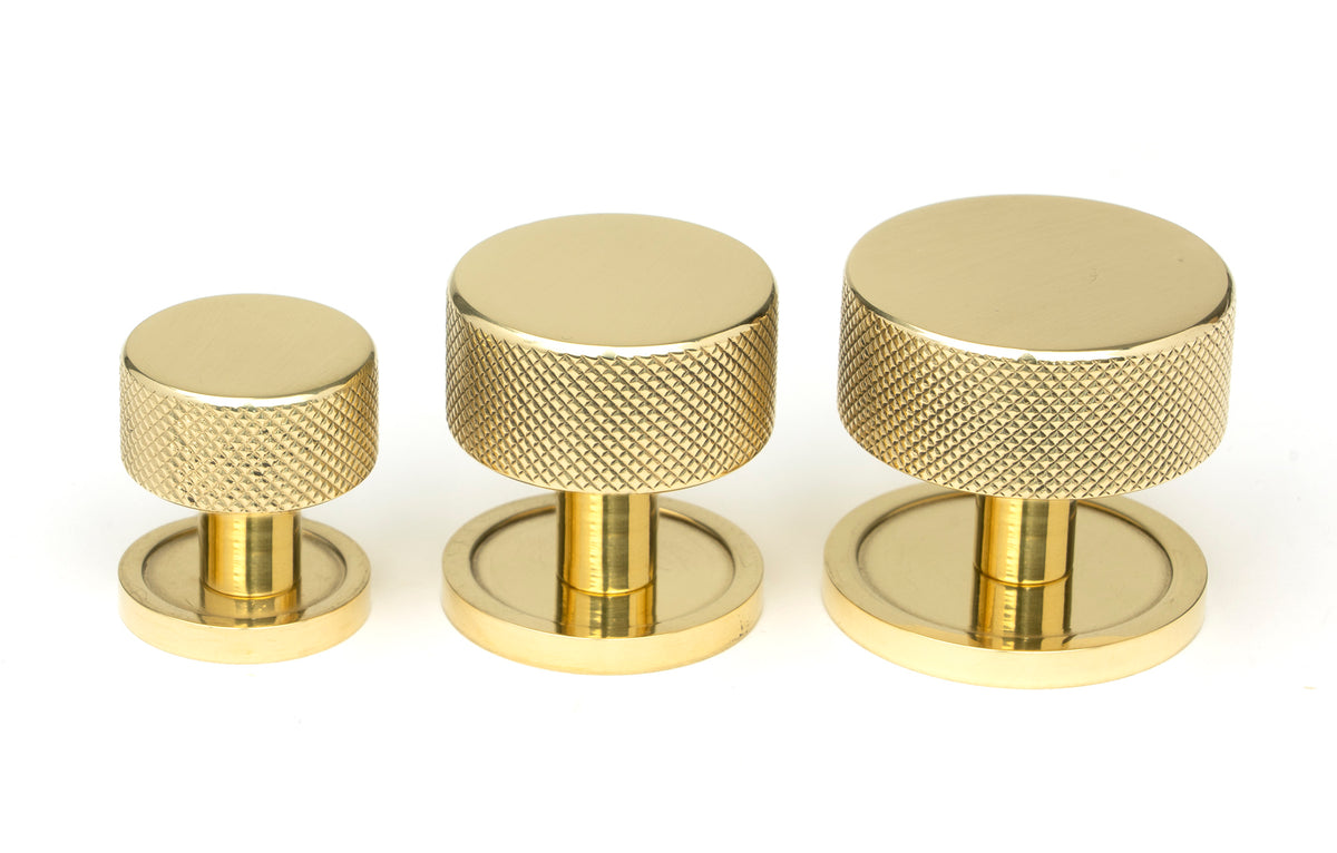 BROMPTON CABINET KNOB PLAIN 32x32 PBR - 46828 by MARCHES (ANVIL) ARCHITECTURAL HARDWARE