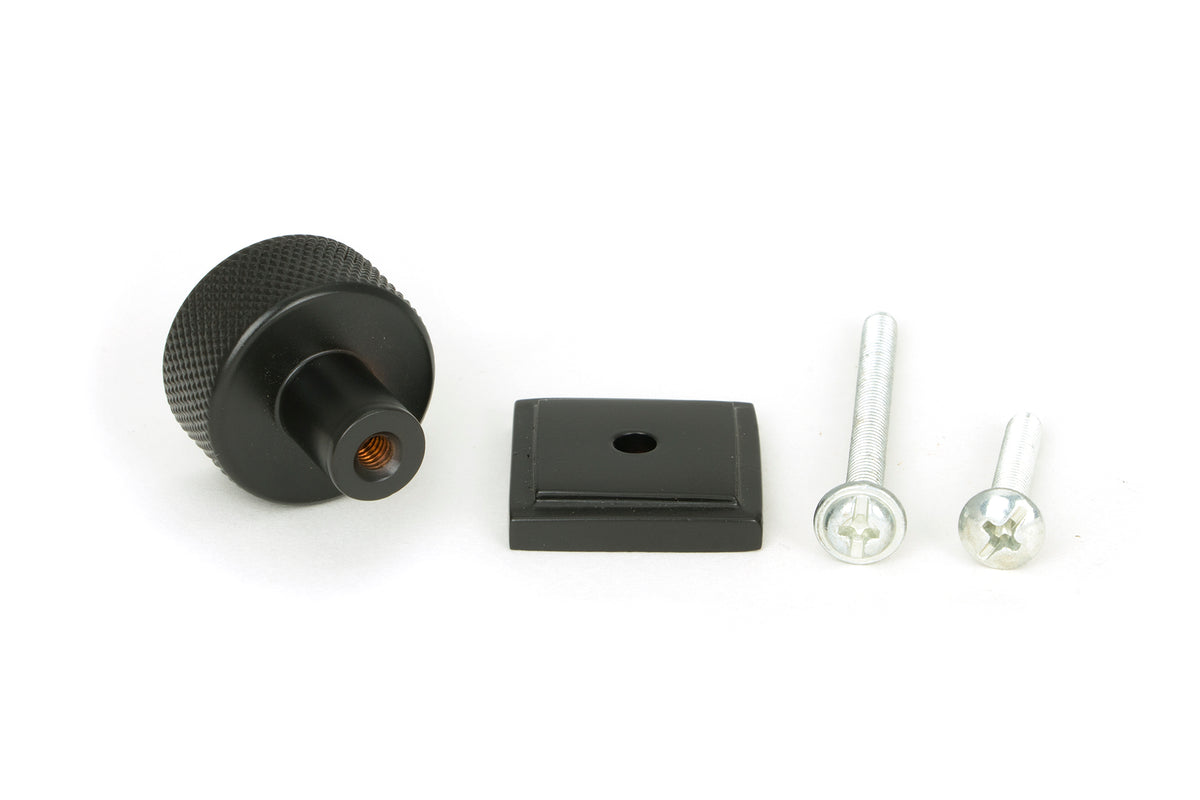 BROMPTON CABINET KNOB SQUARE 25x25 AGBZ - 46829 by MARCHES (ANVIL) ARCHITECTURAL HARDWARE
