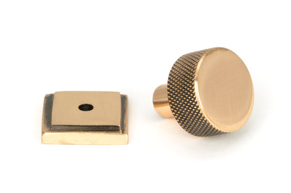 BROMPTON CABINET KNOB SQUARE 25x25 PBZ - 46833 by MARCHES (ANVIL) ARCHITECTURAL HARDWARE