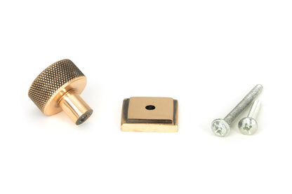 BROMPTON CABINET KNOB SQUARE 25x25 PBZ - 46833 by MARCHES (ANVIL) ARCHITECTURAL HARDWARE