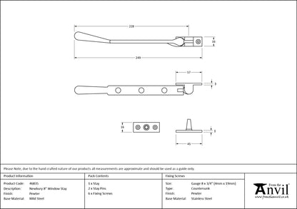 NEWBURY STAY 203 PEW - 46835 by MARCHES (ANVIL) ARCHITECTURAL HARDWARE