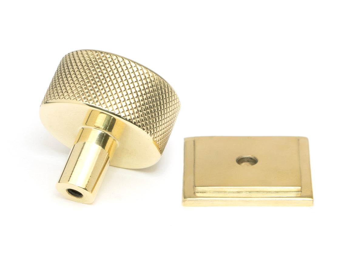 BROMPTON CABINET KNOB SQUARE 32x32 PBR - 46836 by MARCHES (ANVIL) ARCHITECTURAL HARDWARE