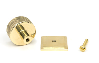 BROMPTON CABINET KNOB SQUARE 32x32 PBR - 46836 by MARCHES (ANVIL) ARCHITECTURAL HARDWARE