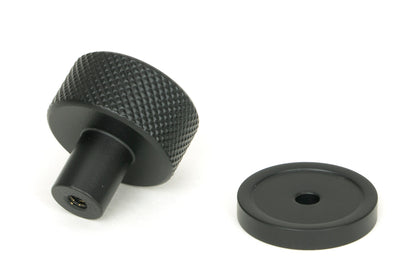 BROMPTON CABINET KNOB PLAIN 25x25 MBK - 46838 by MARCHES (ANVIL) ARCHITECTURAL HARDWARE