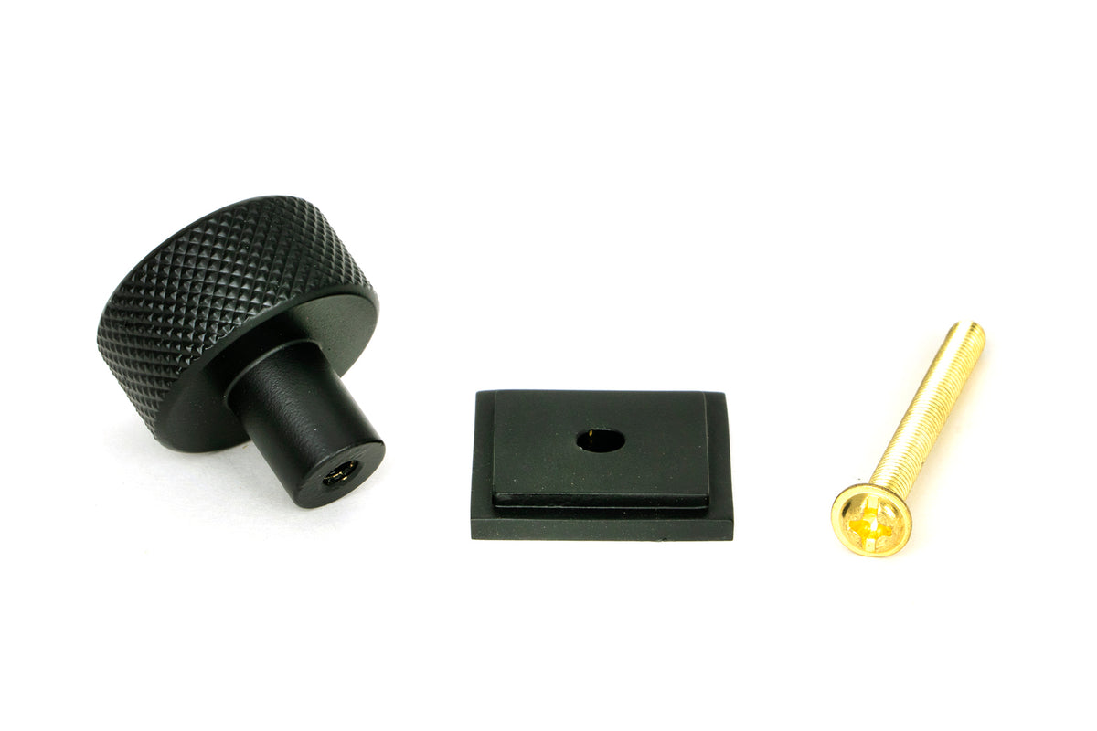 BROMPTON CABINET KNOB SQUARE 25x25 MBK - 46841 by MARCHES (ANVIL) ARCHITECTURAL HARDWARE