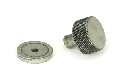 BROMPTON CABINET KNOB PLAIN 25x25 PEW - 46842 by MARCHES (ANVIL) ARCHITECTURAL HARDWARE
