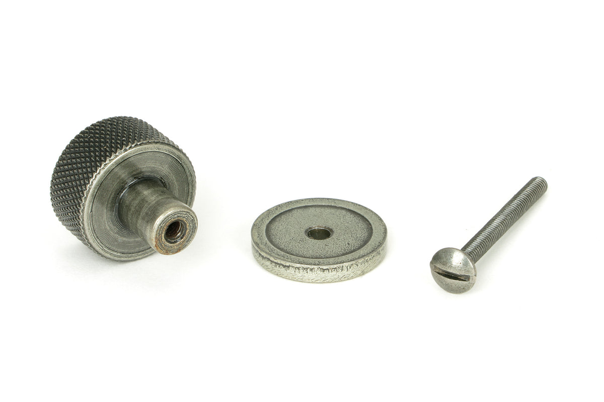 BROMPTON CABINET KNOB PLAIN 25x25 PEW - 46842 by MARCHES (ANVIL) ARCHITECTURAL HARDWARE