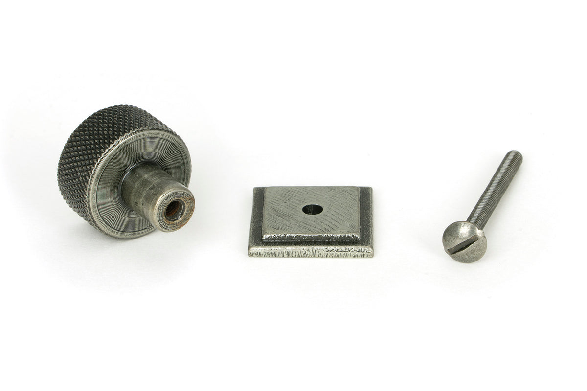 BROMPTON CABINET KNOB SQUARE 25x25 PEW - 46845 by MARCHES (ANVIL) ARCHITECTURAL HARDWARE